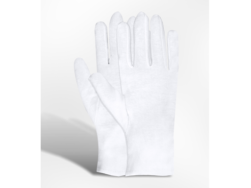 [OND-KATHAN02] Interlock handschoen wit gebleekt katoen nr.9 large