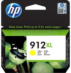 [HP-HP3YL83A] Cartridge HP inkjet 912XL voor officejet 80xx  825 pag Yellow