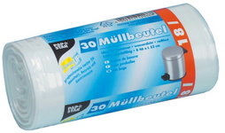 [OND-O12066] Pedaalemmerzak Papstar LDPE 18L wit (30)