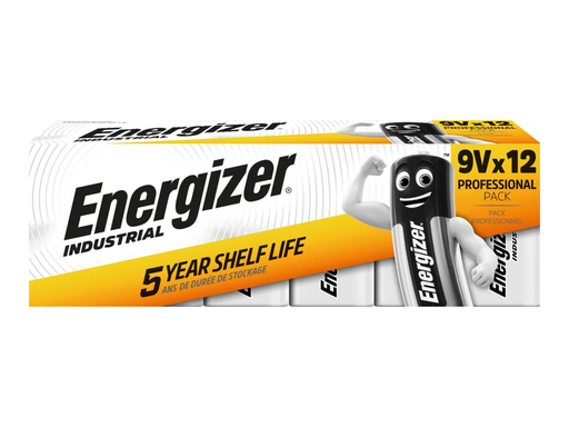 [TIM-E1094] Batterij Energizer Industrial 9V (12)