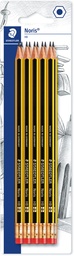 [TIM-222BK10] Potlood Staedtler Noris HB met gom (10)