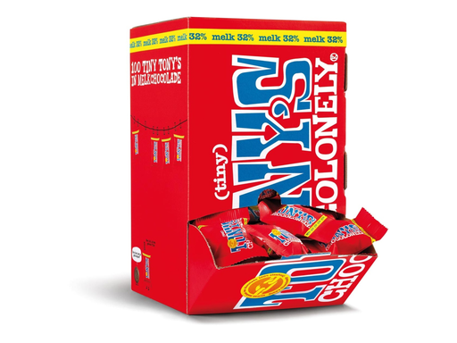 [TIM-315980] Chocoladereep Tony's 900g melk (100)