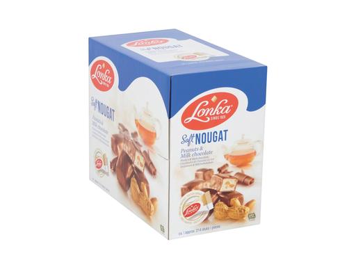 [TIM-36423] Nougat Lonka pinda melkchocolade 12g (214)