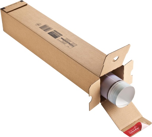 [TIM-CP07205] Verzendkoker rechthoekig Colompac 705x108x108 bruin