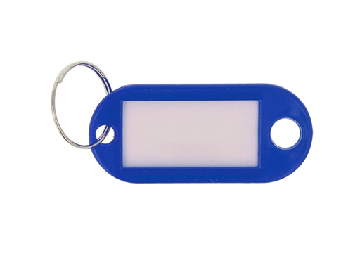 [WEST-E10652] Sleutelhanger Westcott met verwisselbaar etiket donkerblauw (100)