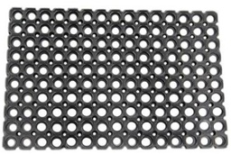 [OND-OMATRUB80] Ringmat rubber 60x80cm zwart