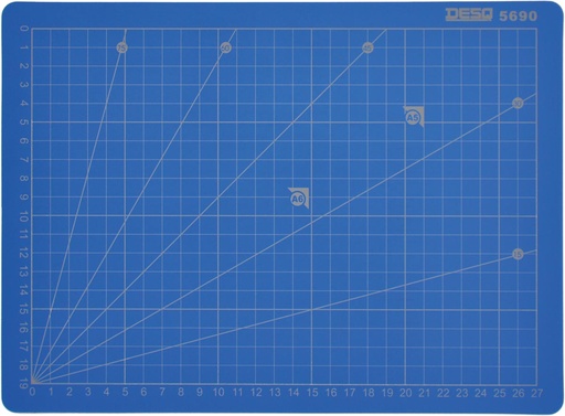 [TIM-5690] Snijmat Desq Professioneel 5-laags 22cmx30cm Blauw