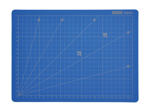 [TIM-5690] Snijmat Desq Professioneel 5-laags 22cmx30cm Blauw