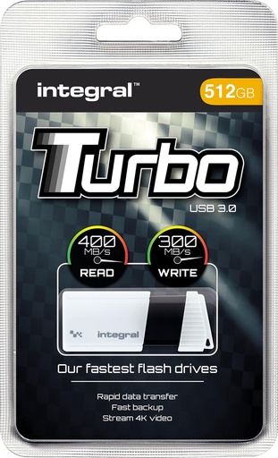 [TIM-8441798] USB-stick Integral Turbo USB 3.0 512gb Wit