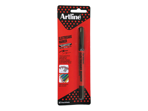 [TIM-0646150] Marker Artline Eletricians dubbele punt 0,4mm en 1mm Zwart