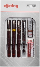 [TIM-0699380] Tekenpen Rotring Isograph College Set van 3 - 0,25mm / 0,35mm / 0,5mm