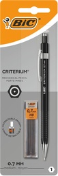 [TIM-503459] Vulpotlood BIC Criterium 0,7mm 1 stuk + 12 vullingen Zwart