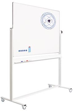 [TIM-1309090] Whiteboard Smit Visual magnetisch/kantelbaar 120x150cm emaille/aluminium