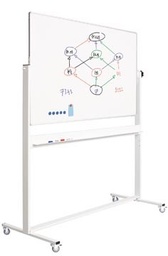 [TIM-3009032] Whiteboard Smit Visual magnetisch/kantelbaar 100 x 150 cm gelakt staal/aluminium