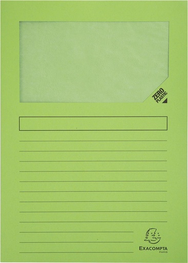 [TIM-50253E] L-map exacompta forever Karton A4 120 gr lichtgroen (25)