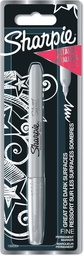 [TIM-1986004] Permanent marker Sharpie fijne ronde punt 1mm zilver metallic blister