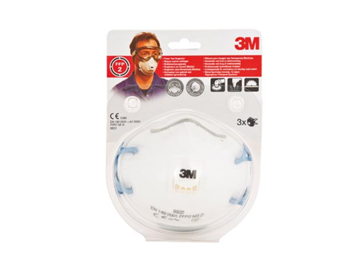 [TIM-8822C3] Fijnstofmasker 3M beschermingsgraad FFP2 (3)