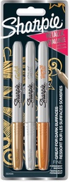 [TIM-1986006] Permanent marker Sharpie fijne ronde punt 1mm assorti metallic (3)