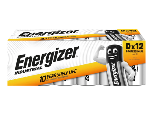 [TIM-E1087] Batterij Energizer Industrial D (12)