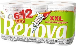 [TIM-2093800] Keukenpapier Renova Maxi Absorption XXL 2-laags 80 vellen (6)