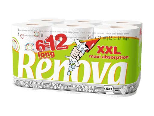 [TIM-2093800] Keukenrol Renova Maxi Absorption XXL 2-laags 80vel (6)