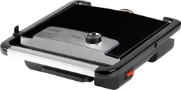 [TIM-DO9245G] Multifunctionele contactgrill Domo inox Zwart