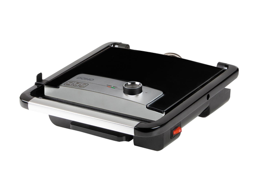 [TIM-DO9245G] Multifunctionele contactgrill Domo inox Zwart