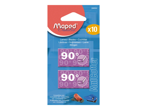 [TIM-M099093] Vervangmes Maped Matcutter 90°(10)