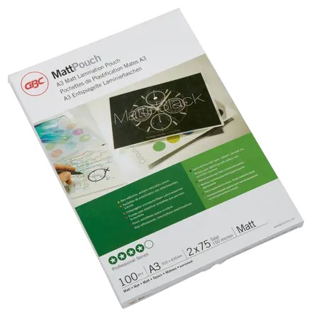 [ACCO-41660E] Lamineerhoes GBC A3 2x75µ mat (100)