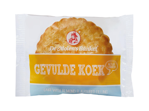 [TIM-38603] Gevulde koek De Molen individueel verpakt 50 gr