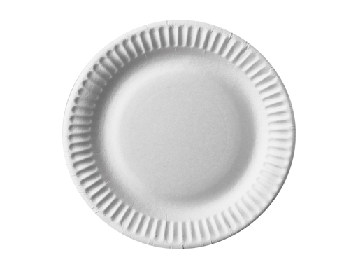 [TIM-PS11171] Bord karton rond Ø15cm wit (100)