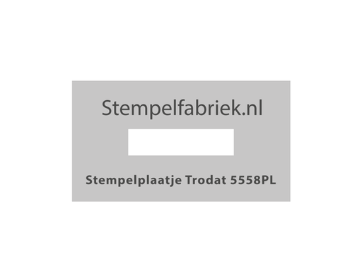[TRO-TPL5558PL] Tekstplaatje Trodat Professional 5558PL met inktkussen