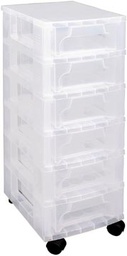 [TIM-UBS635C] Ladenblok Really useful Box 6 x 3,5l Transparant