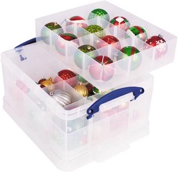 [TIM-UB21CDI] Opbergdoos met 2 inzetbakjes Really Useful Box 21l Transparant