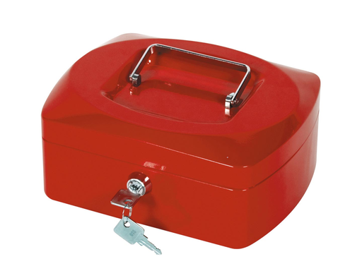 [TIM-KF04249] Geldkoffer Q-Connect 205x160x85mm Rood