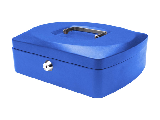 [TIM-KF02624] Geldkoffer Q-Connect 255x200x85mm Blauw