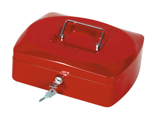 [TIM-KF04251] Geldkoffer Q-Connect 255x200x85mm Rood