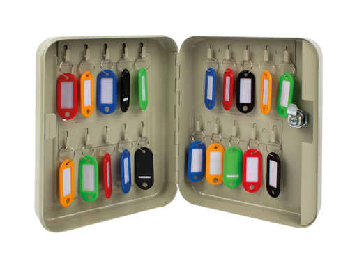 [TIM-KF02605] Sleutelkast voor 20 sleutelhangers Q-Connect Grijs