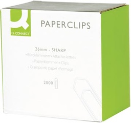 [TIM-KF01308] Papierklemmen Q-Connect 26 mm (2000)