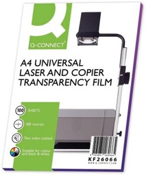 [TIM-KF26066] Overhead Transparanten voor Laserprinters Q-Connect A4 (100)