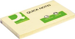 [TIM-KF10503] Quick Notes Q-Connect 76 x 127 mm 100 vel Geel