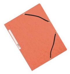 [TIM-KF02165] Elastomap Q-Connect 3 kleppen Karton Rood