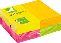 [TIM-KF01350] Quick Notes Q-Connect 76 x 127 mm 80 vel Neonkleuren (12)