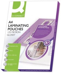 [TIM-KF04116] Lamineeretui Q-Connect A4 2 x 125 Micron (100)