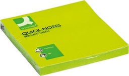 [TIM-KF10515] Quick Notes Q-Connect 76 x 76 mm 80 vel Neongroen 