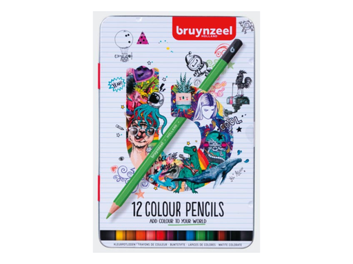 [TIM-6212212] Kleurpotloden Bruynzeel (12)