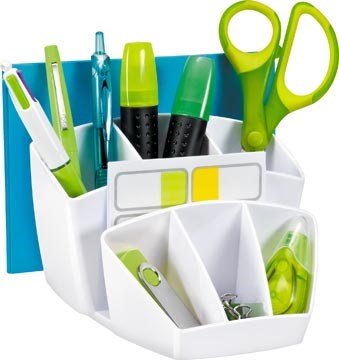 [TIM-1580021] Pennenbakje Riviera 8 vakjes wit