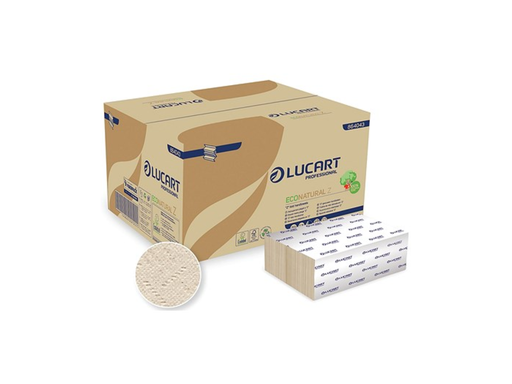 [OND-LUC02] Handdoeken Lucart ECO natural Z-vouw 2-laags 22,5x24cm 200vel (15)