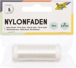 [TIM-12931] Folia nylondraad op spoel , 0,3mm x 70m