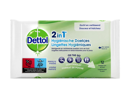 [TIM-RCD1080] Reinigingsdoekjes Dettol 2-in-1 (12)